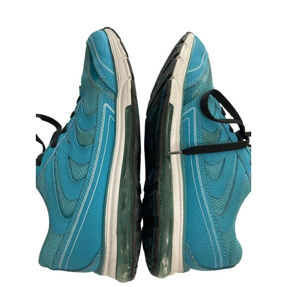 Champion youth size 6 Blue Leather Textile sneaker shoe no insoles - Picture 6 of 8